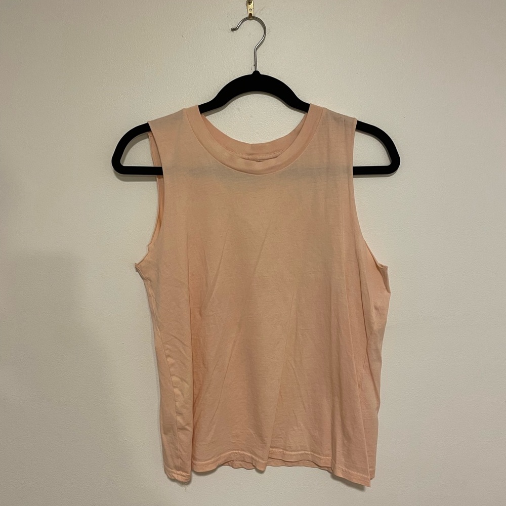 Ascolour light pink sheer tank size S
